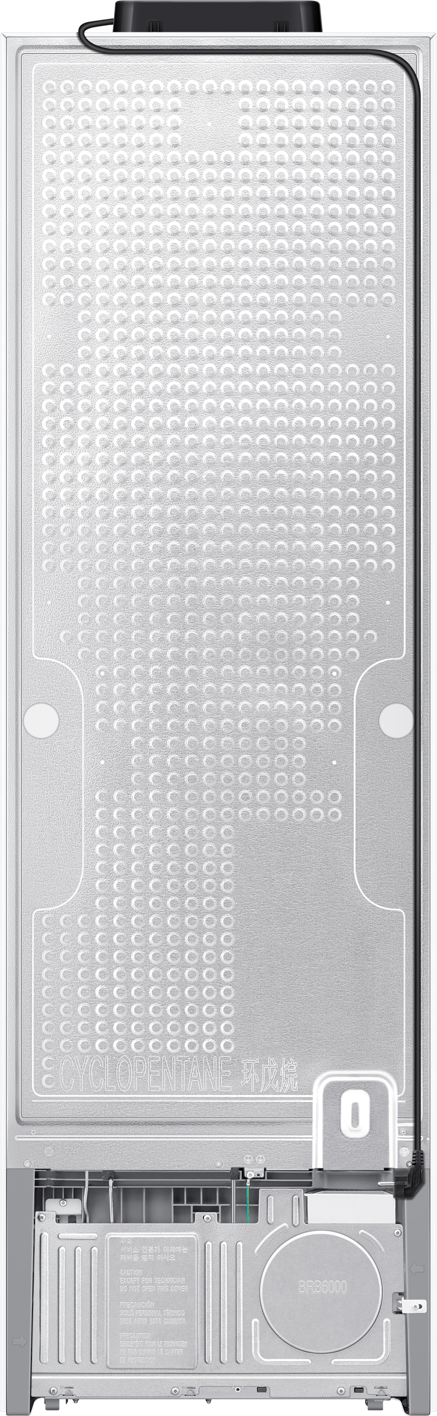 SAMSUNG BRB2G615EWW/EG Kühlgefrierkombination (E, 267 l, 1775 mm hoch, Weiß)