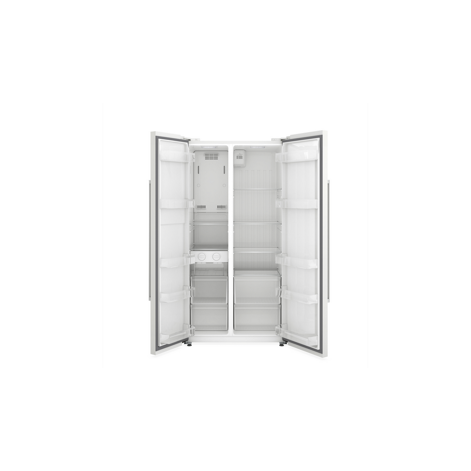 Frigorífico americano - Teka RLF 74910,  510 L, No Frost, 43 dB, Bandejas de cristal, Blanco
