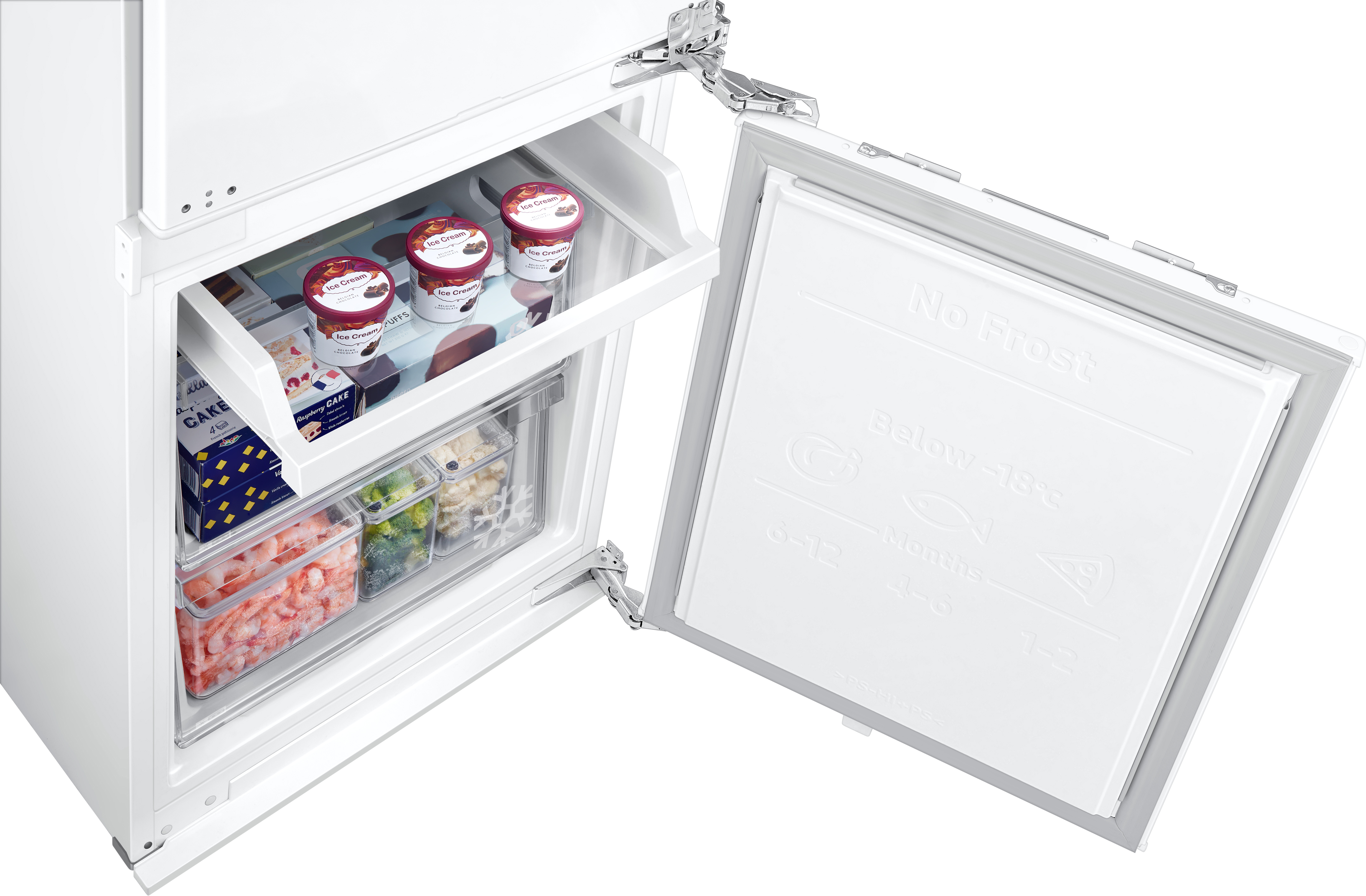SAMSUNG BRB2G715FWW/EG Kühlgefrierkombination (F, 267 l, 1775 mm hoch, Weiß)