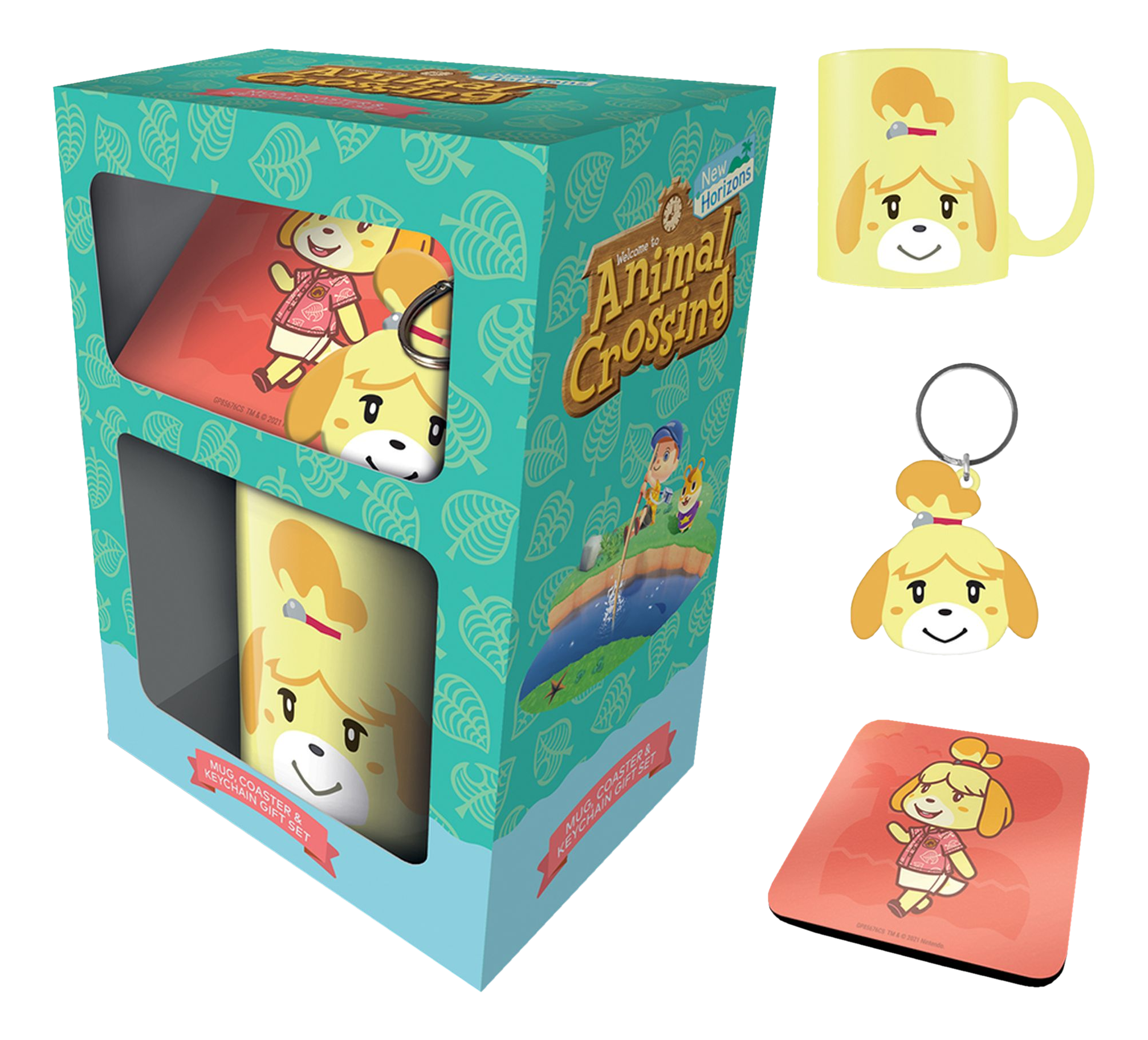 PYRAMID Animal Crossing Isabelle - Geschenkset (Mehrfarbig)