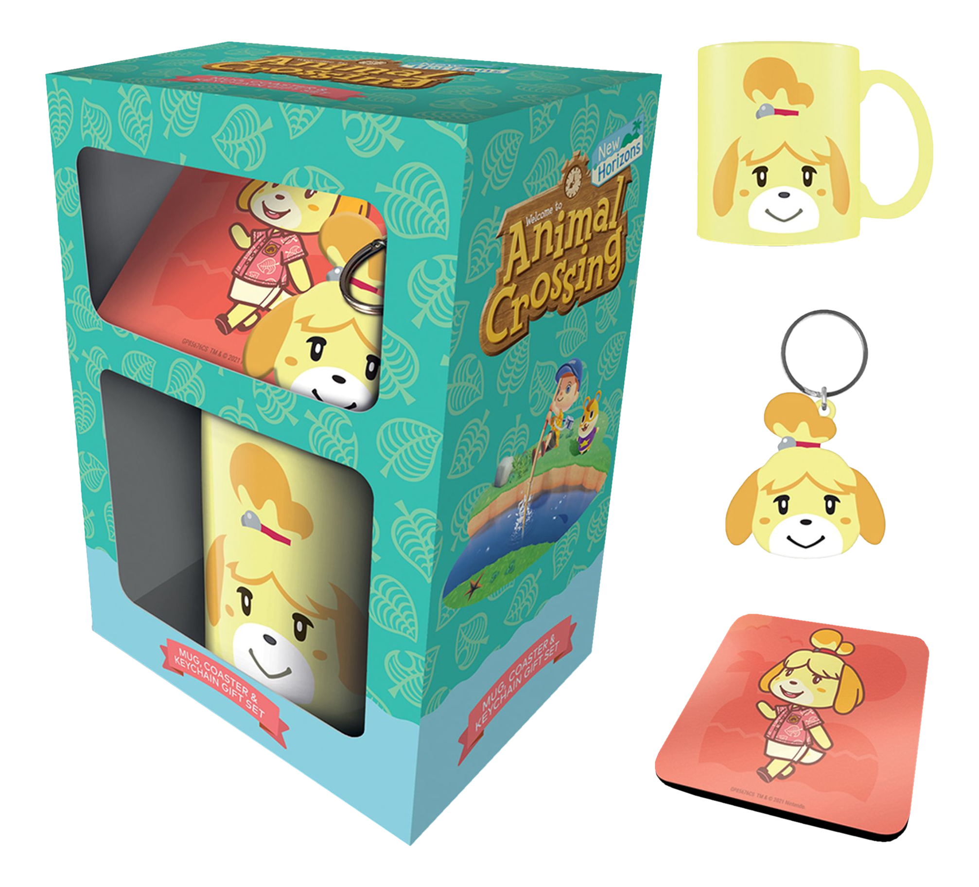 PYRAMID Animal Crossing Isabelle - Set regalo (Multicolore)