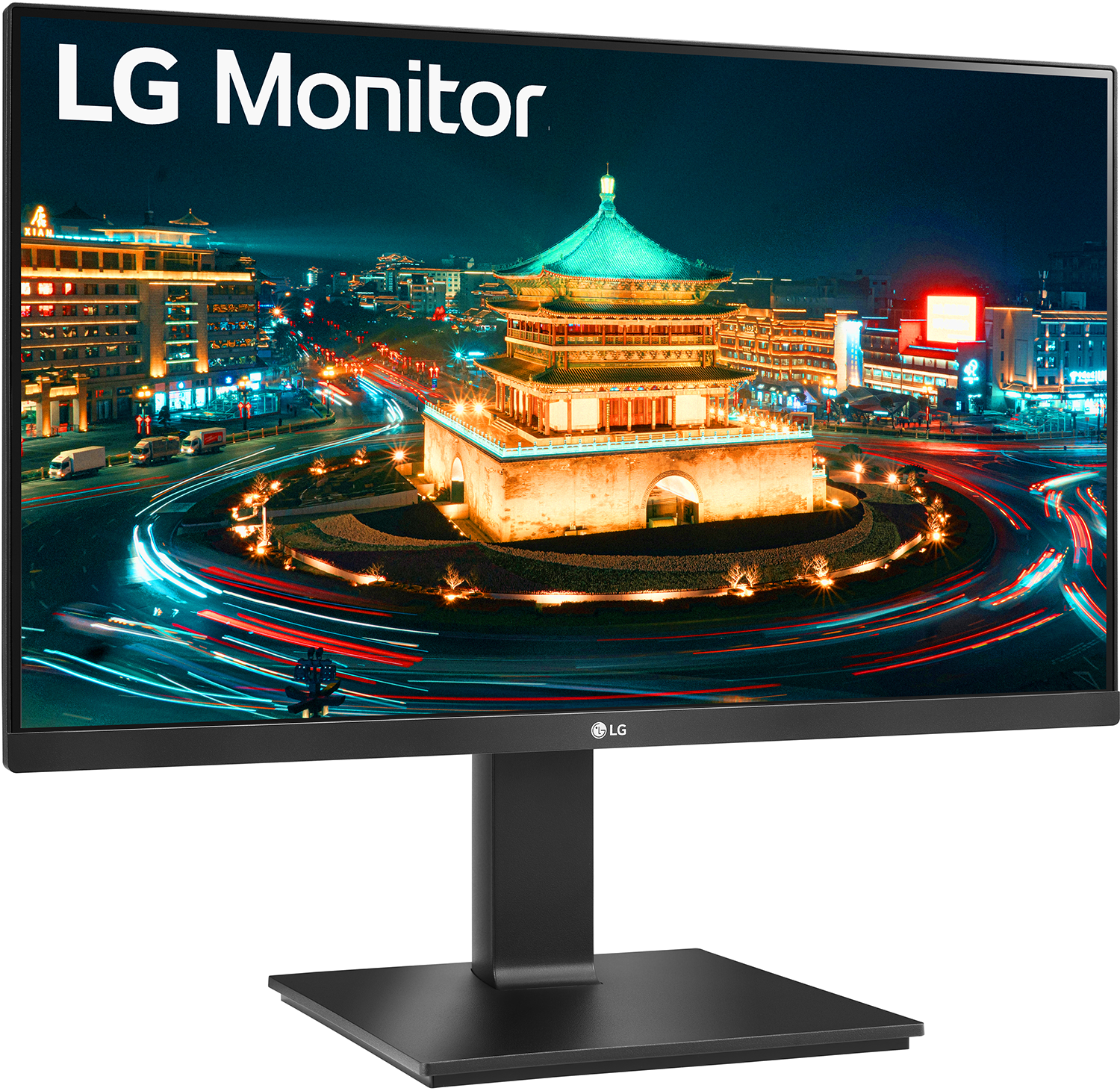 LG 24QP550-B - 23.8 inch - 1920 x 1080 (Full HD) - IPS-paneel - in hoogte verstelbaar