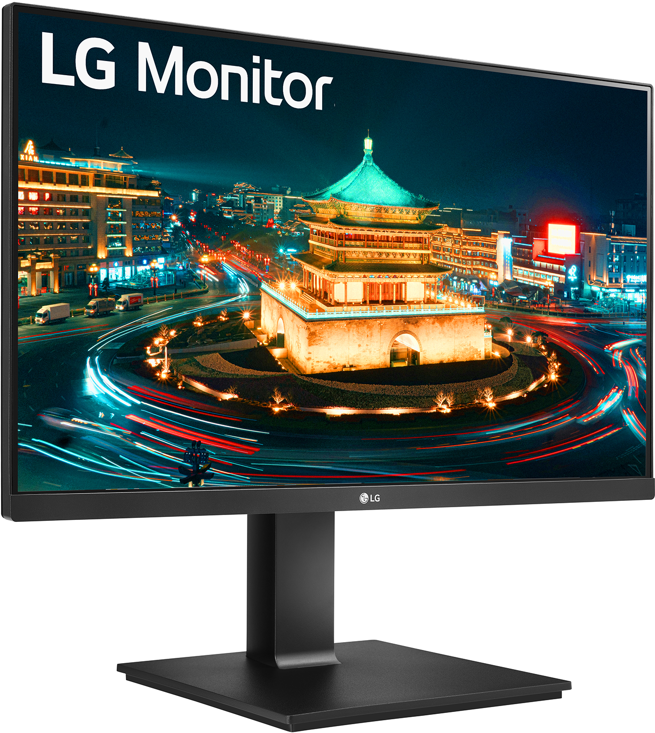 LG 24QP550-B - 23.8 inch - 1920 x 1080 (Full HD) - IPS-paneel - in hoogte verstelbaar