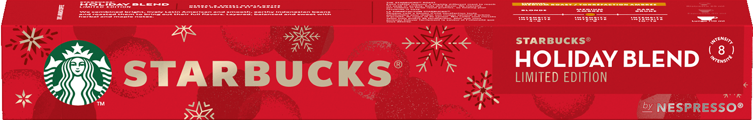 STARBUCKS Capsules Nespresso (Holiday Blend)