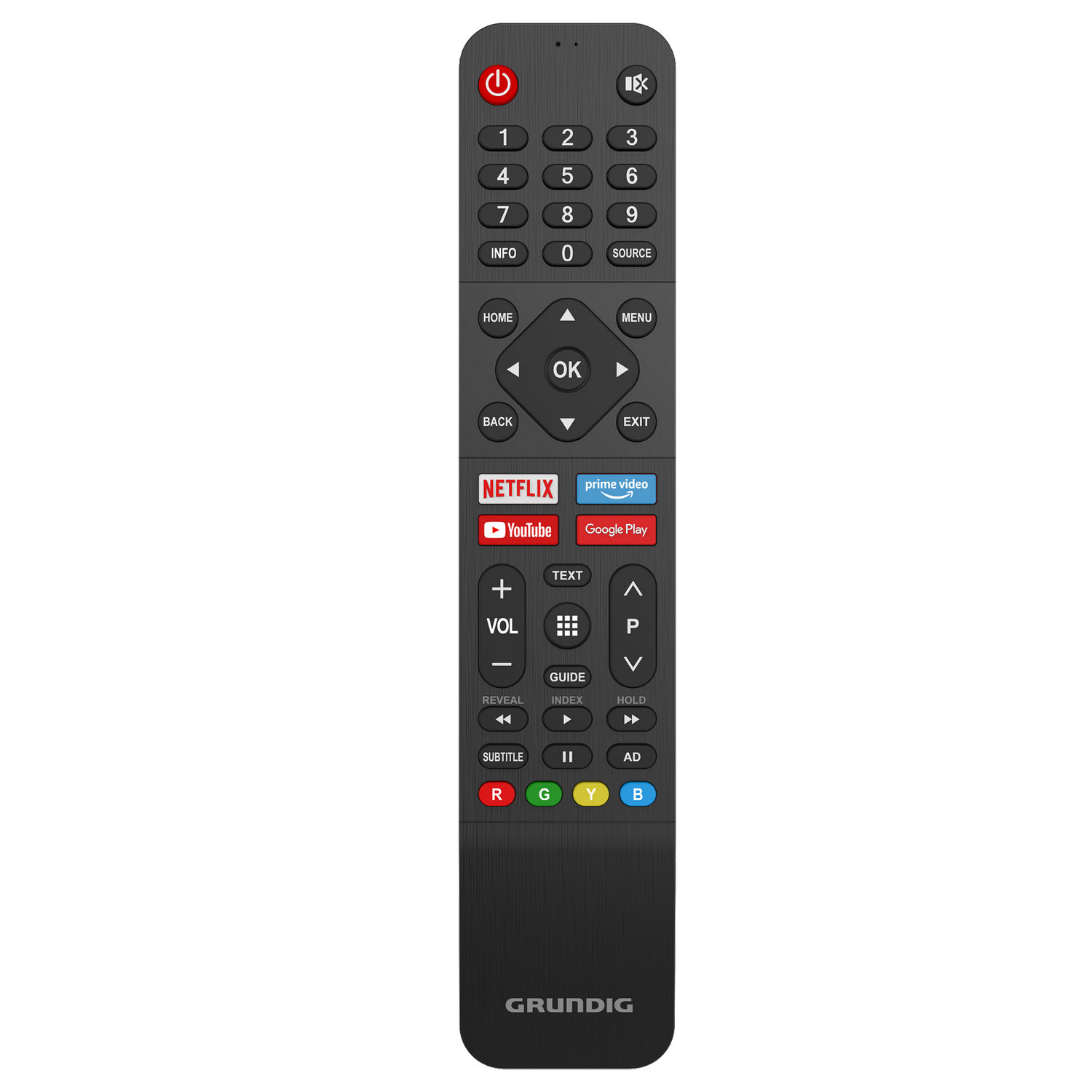 TV LED 32" - Grundig 32 GFH 6900B, HD+, Quad Core, Smart TV, Dolby Digital, Wi-Fi, Negro