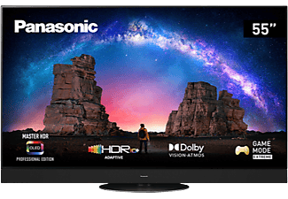 TV OLED 55" - Panasonic TX-55JZ2000E, UHD 4K, HCX Pro con IA, Smart TV, HDR10+, Dolby Vision IQ, Negro