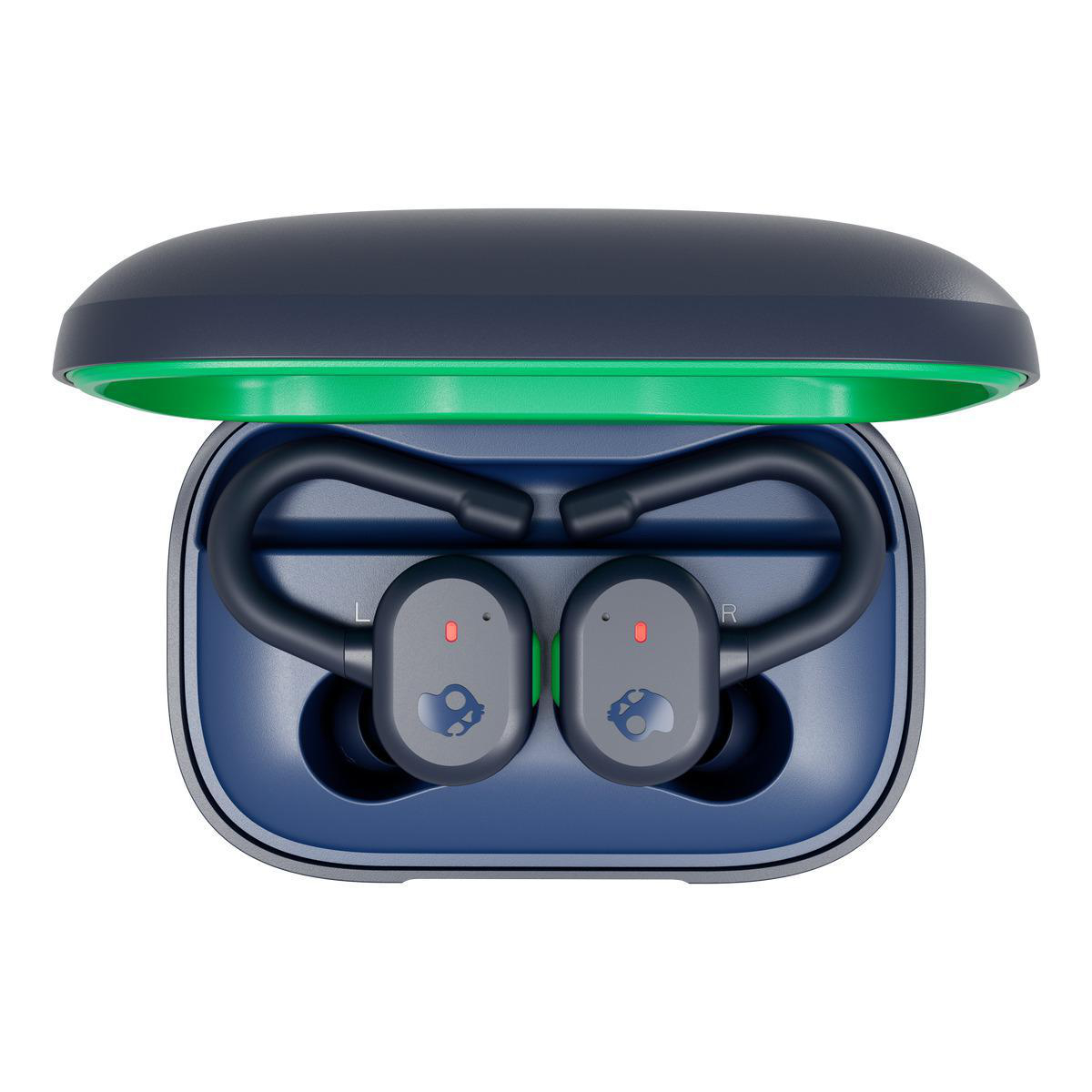 SKULLCANDY Push Active True Wireless, In-ear Kopfhörer Bluetooth Dark Blue/Green