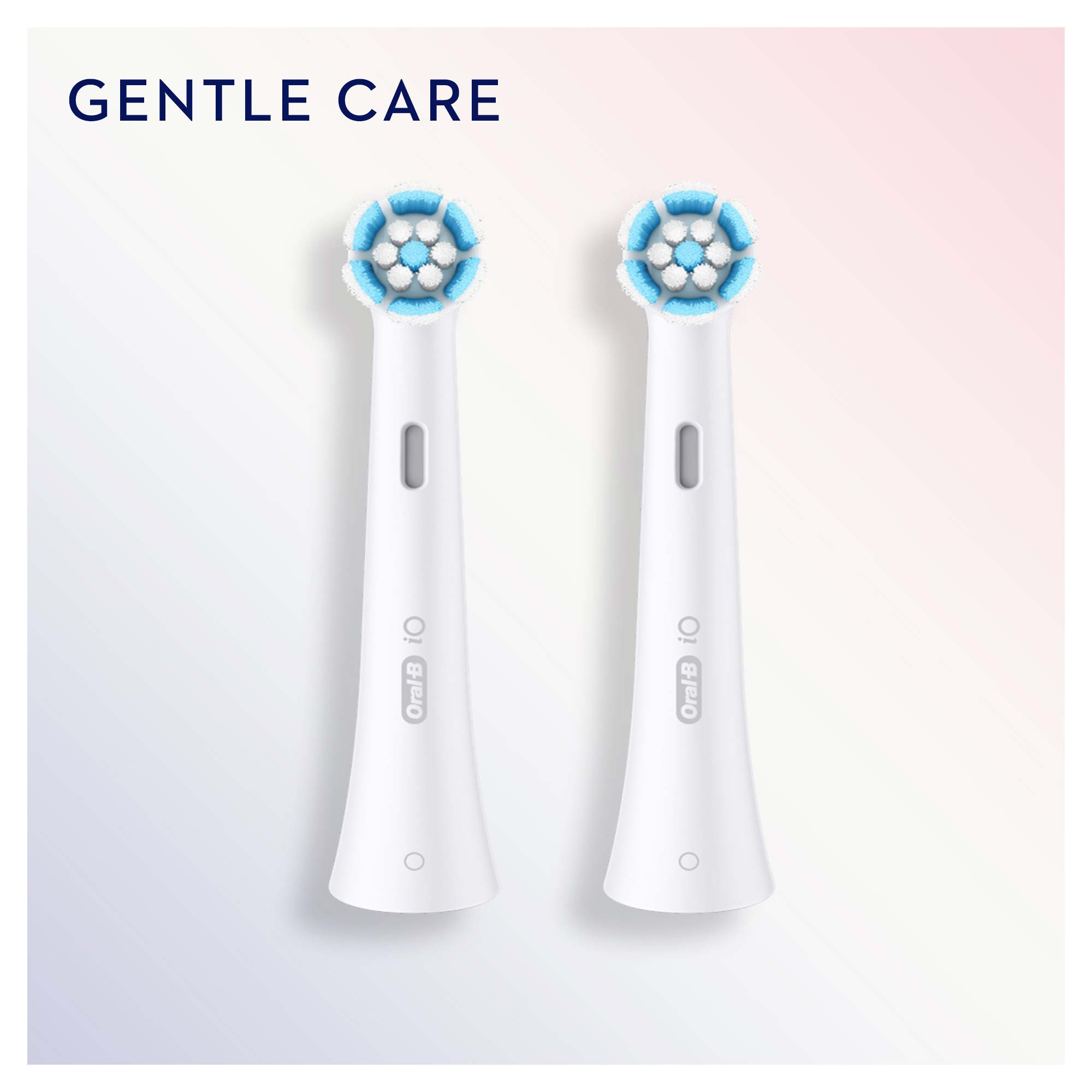 ORAL B iO Gentle Care Diş Fırçası Yedek Başlık 2'Li Beyaz