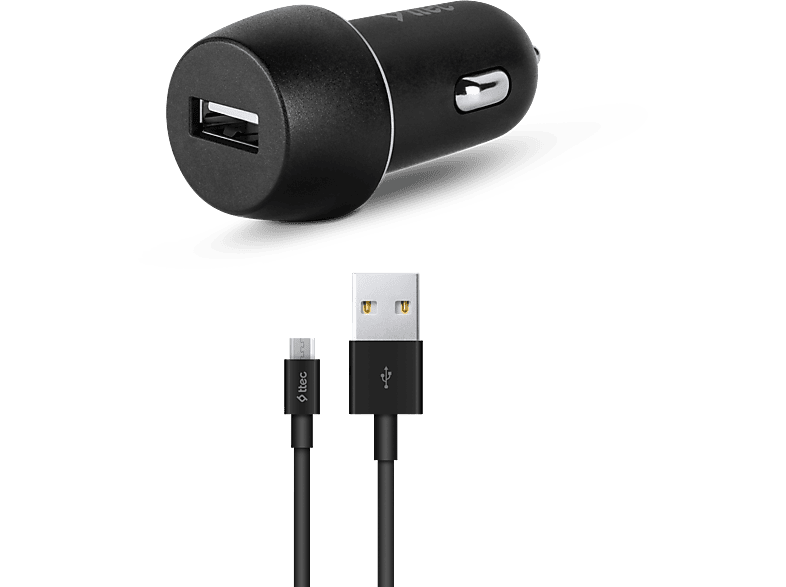 TTEC SmartCharger 2.1A Araç Şarj Aleti + Micro USB Kablo Siyah_0