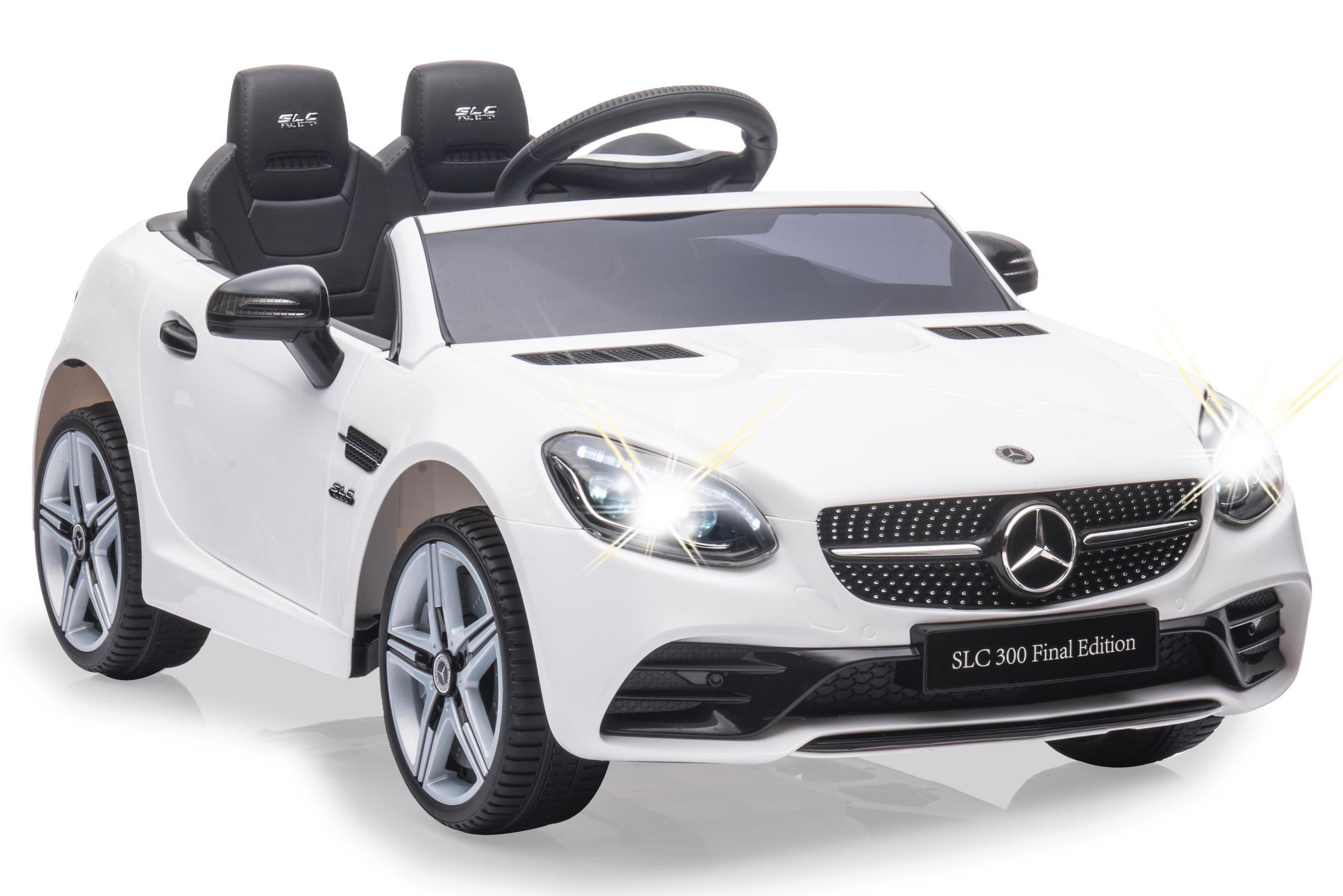 JAMARA KIDS Ride-on Mercedes-Benz SLC Weiß weiß Kinderfahrzeuge, 12V
