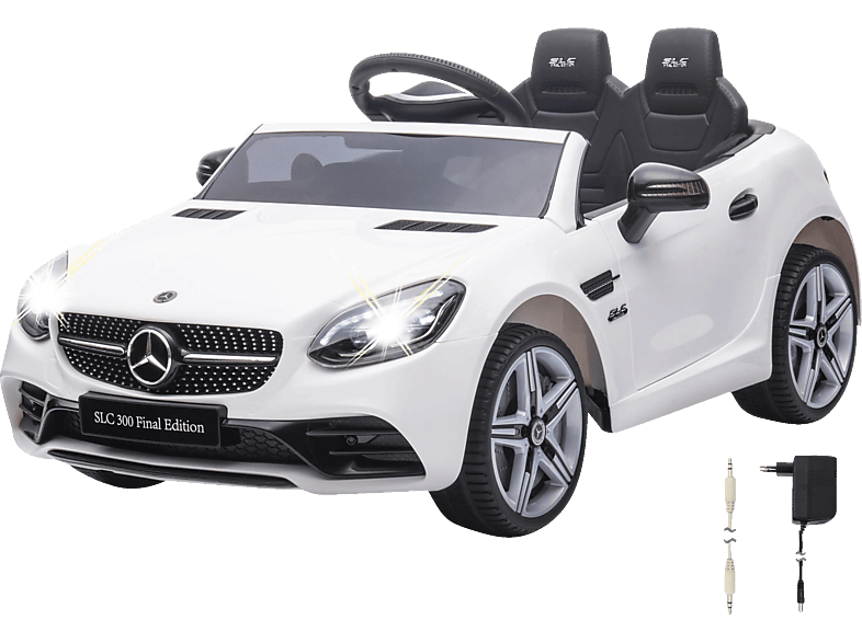 JAMARA KIDS Ride-on Mercedes-Benz SLC Weiß weiß Kinderfahrzeuge, 12V