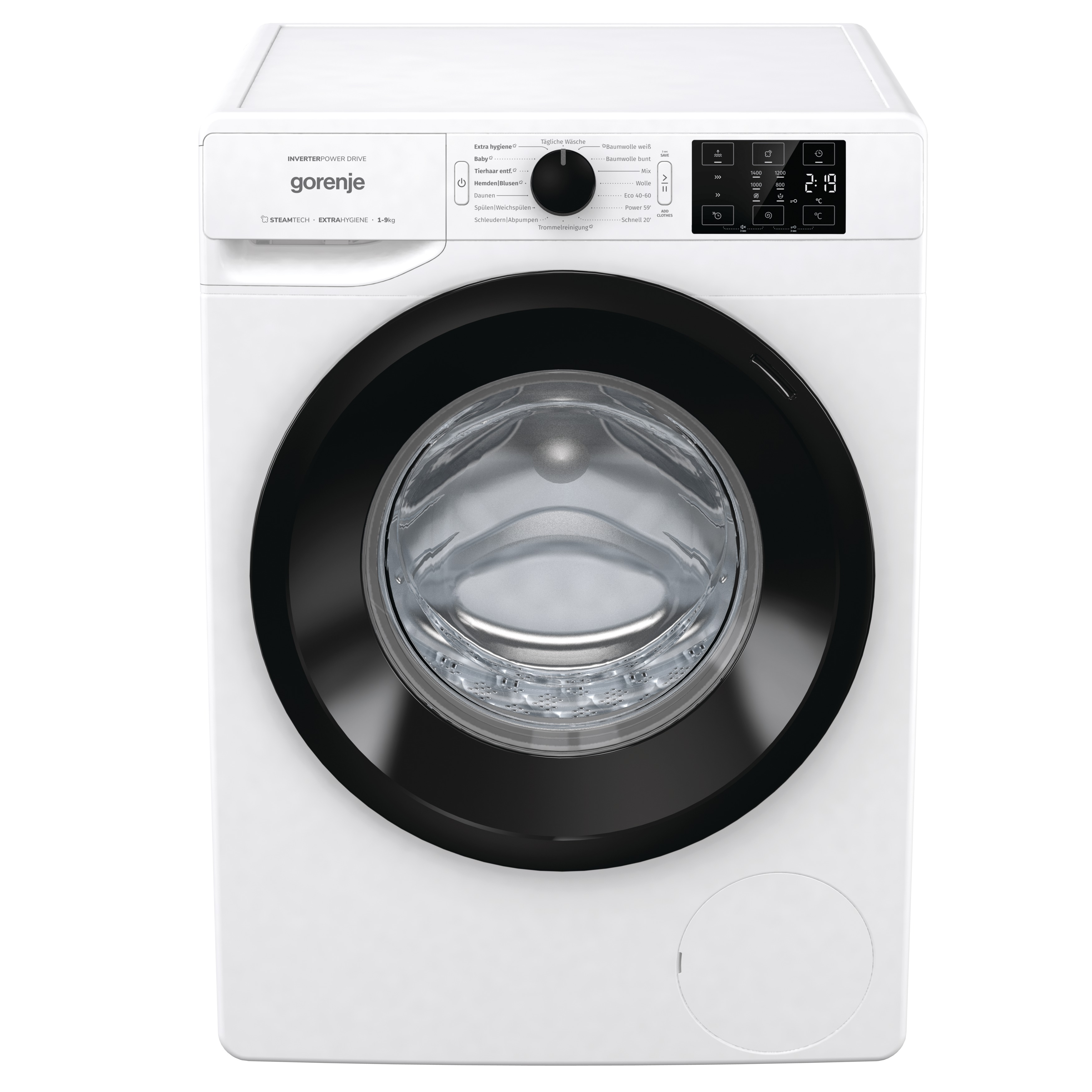 kg, A) GORENJE 1400 WNEI94APS Waschmaschine U/Min., (9
