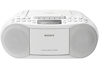 Radio CD - Sony CFDS70W.CED, Sistema Mega Bass, FM/AM, Blanco