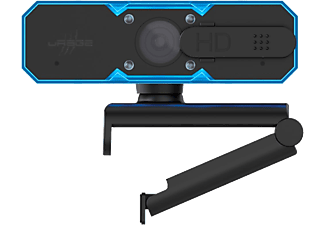 URAGE Webcam REC 600 HD, 720p/60fps, 1MP, 360° Schwenkbereich, Autofokus, USB, Schwarz