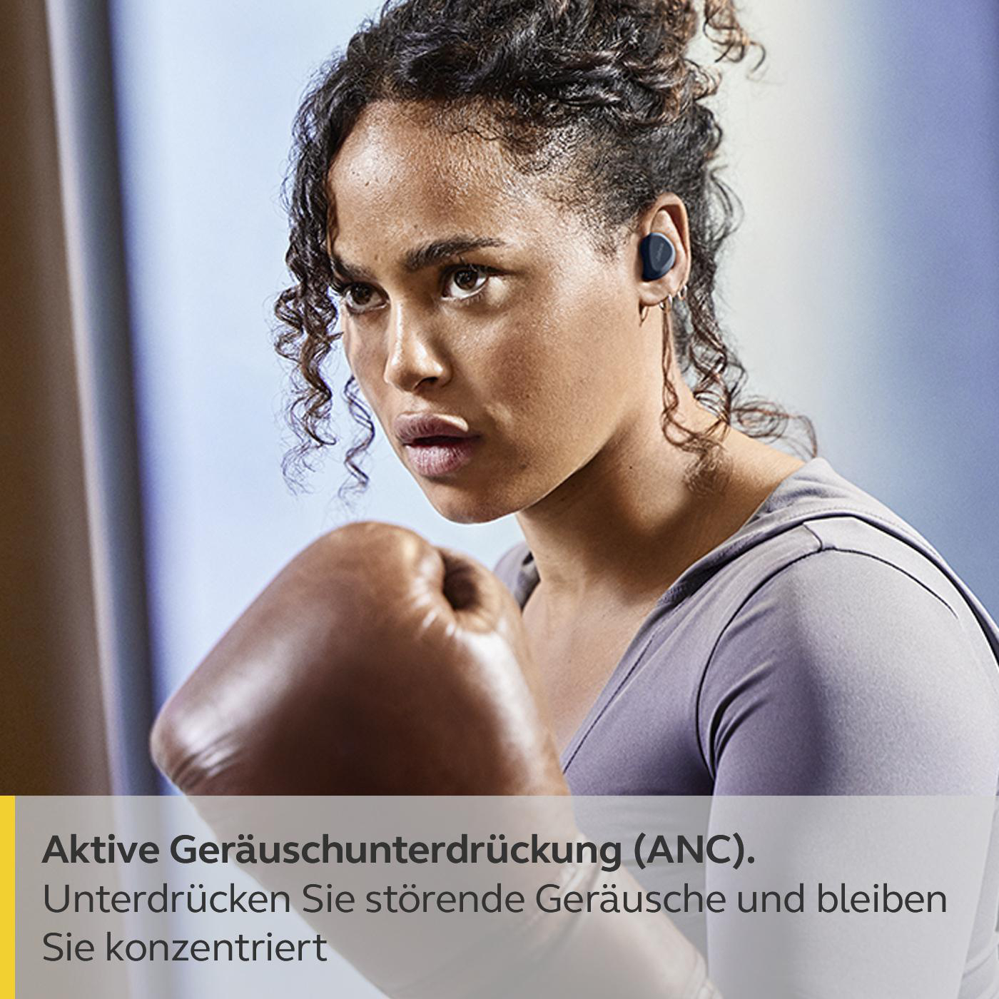 JABRA Elite 4 Active, mit anpassbarem ANC, In-ear Kopfhörer Bluetooth Navy