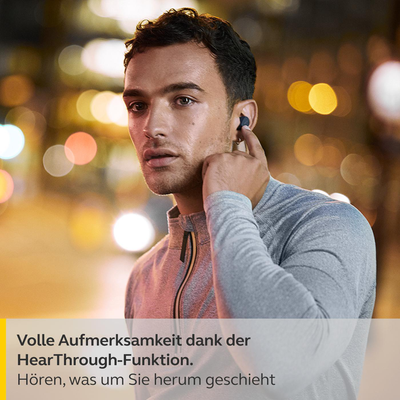 JABRA Elite 4 Active, mit anpassbarem ANC, In-ear Kopfhörer Bluetooth Navy