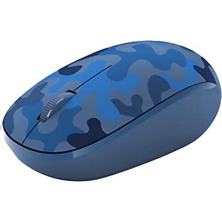 Ratón inalámbrico - Microsoft 8KX-00029, 1000 PPP, Bluetooth, Camuflaje Azul