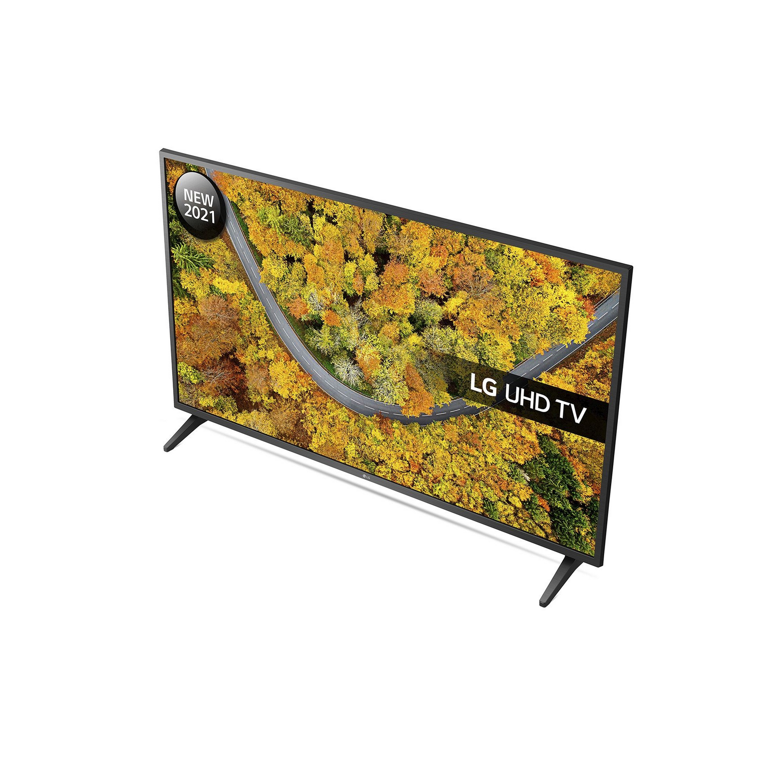 TV LED 75" - LG 75UP75006LC.AEU, UHD 4K, Quad Core 4K, webOS 6.0 Premium, Smart TV, AI ThinQ, Negro Cerámico