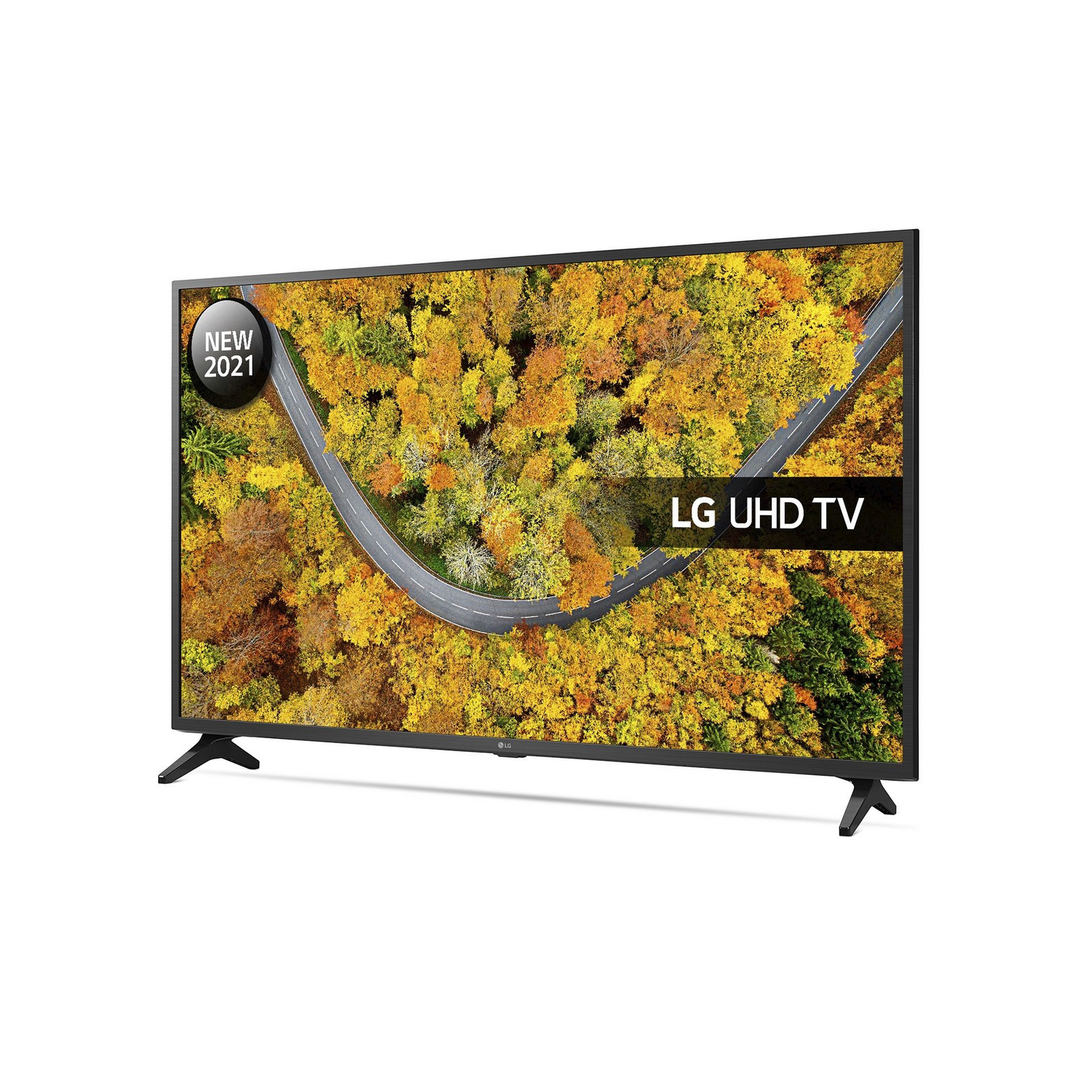 TV LED 75" - LG 75UP75006LC.AEU, UHD 4K, Quad Core 4K, webOS 6.0 Premium, Smart TV, AI ThinQ, Negro Cerámico