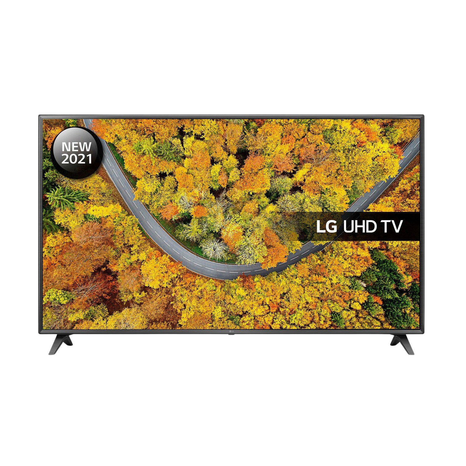 TV LED 75" - LG 75UP75006LC.AEU, UHD 4K, Quad Core 4K, webOS 6.0 Premium, Smart TV, AI ThinQ, Negro Cerámico