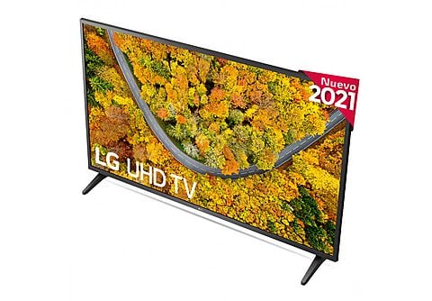 TV LED 65" - LG 65UP75006LF.AEU, UHD 4K, Quad Core 4K, webOS 6.0 Premium, Smart TV, AI ThinQ, Negro Cerámico