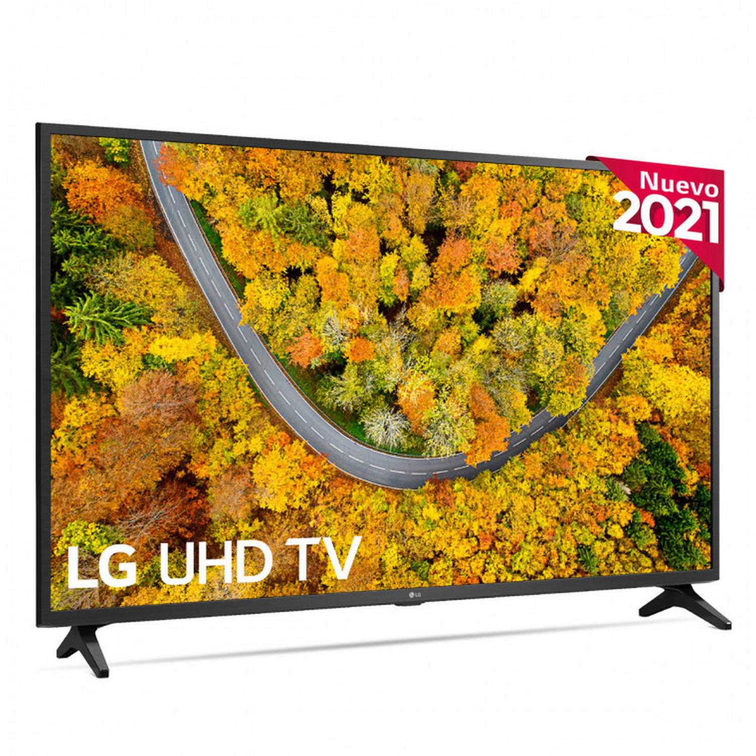 TV LED 65" - LG 65UP75006LF.AEU, UHD 4K, Quad Core 4K, webOS 6.0 Premium, Smart TV, AI ThinQ, Negro Cerámico