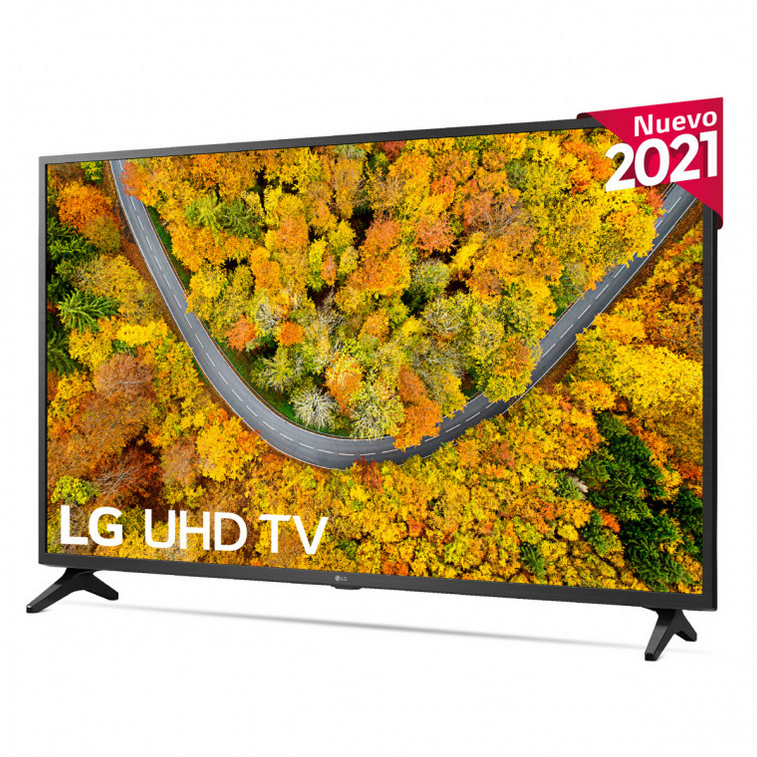 TV LED 65" - LG 65UP75006LF.AEU, UHD 4K, Quad Core 4K, webOS 6.0 Premium, Smart TV, AI ThinQ, Negro Cerámico