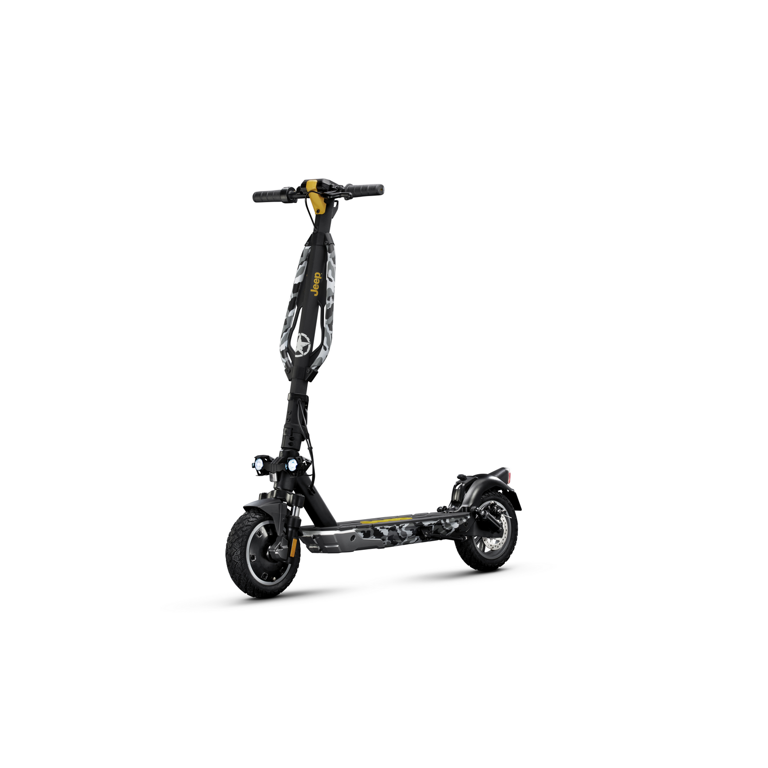 Patinete eléctrico - Jeep 2xe Urban Camou, 500 W, 3 velocidades, Intermitentes, Autonomía de 45 km, Hasta 100 kg, Camuflaje
