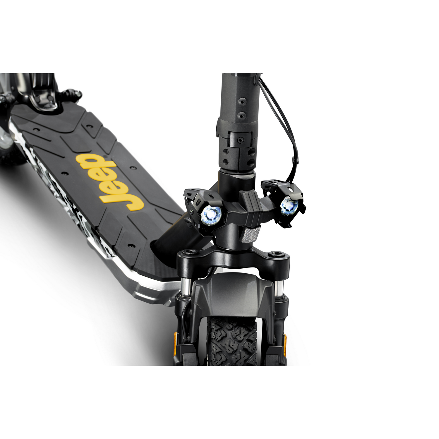 Patinete eléctrico - Jeep 2xe Urban Camou, 500 W, 3 velocidades, Intermitentes, Autonomía de 45 km, Hasta 100 kg, Camuflaje