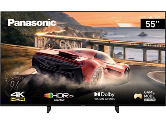 TV LED 55" - Panasonic TX-55JX940E, UHD 4K, HCX Pro con IA, HDR10+, Smart TV, Dolby Vision IQ/Atmos, Negro