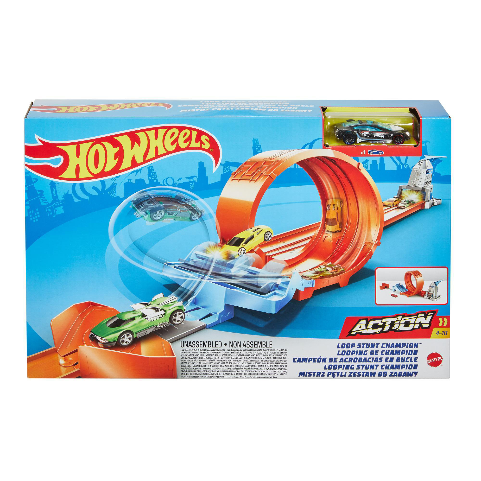 HOT WHEELS Champion Trackset Looping-Bahn Spielset