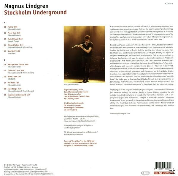 Magnus Lindgren - Underground (LP + Download) Stockholm 