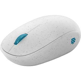 Ratón inalámbrico - Microsoft Ocean, 1000 ppp, Bluetooth, Blanco/Azul