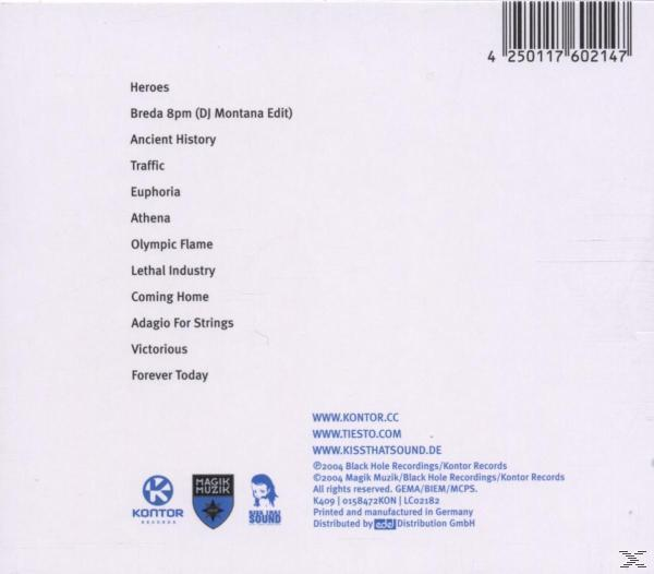DJ Tiësto - Parade Athletes - (CD) Of The