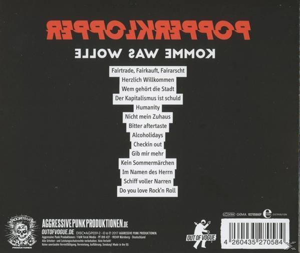 Popperklopper - Wolle Was Komme  - (CD)