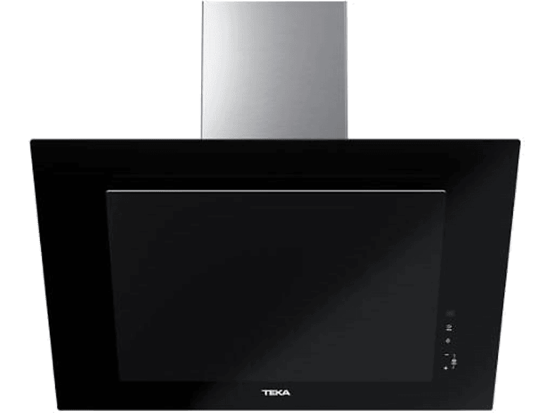 Campana decorativa - Teka DVT 78660 TBS, 3 Velocidades + turbo, 584 m³/h, 70 cm, Negro
