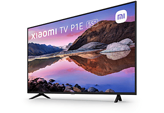 TV LED 55" - Xiaomi TV P1E, UHD 4K, Quad A55 1.5 GHz, Smart TV, 20 W, Dolby Audio™, DTS-HD®, Negro