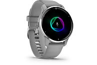 GARMIN Smartwatch Venu 2 Plus, Hellgrau/Silber