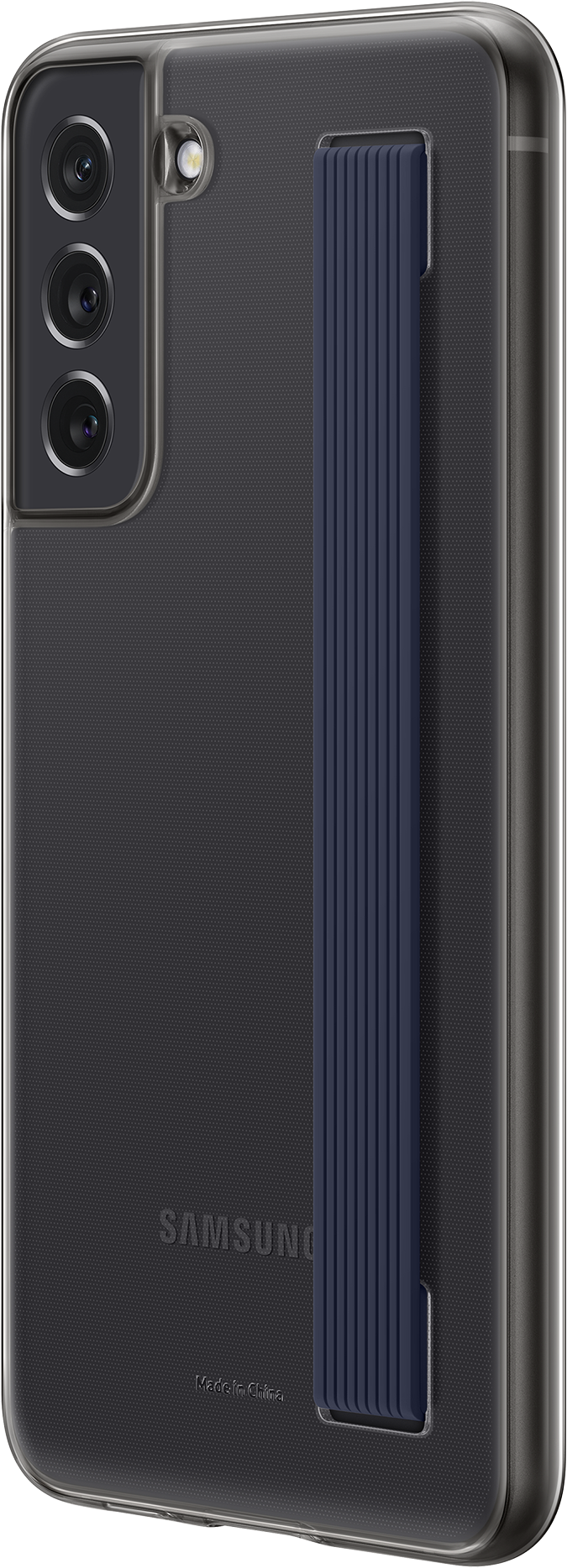 SAMSUNG Cover slim con laccio - Guscio di protezione (Adatto per modello: Samsung Galaxy S21 FE 5G)