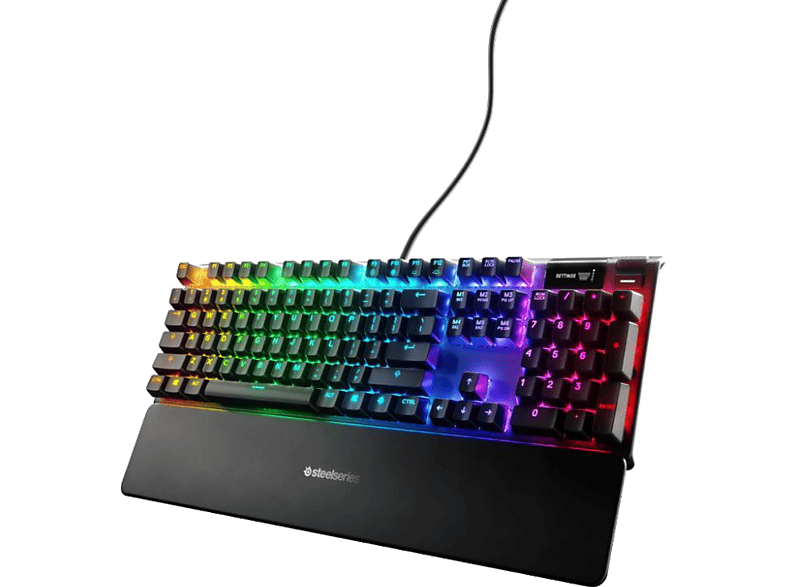 STEELSERIES Apex 7 Türkçe Mekanik OLED Smart Display RGB Aydınlatma Gaming Klavye Siyah_1