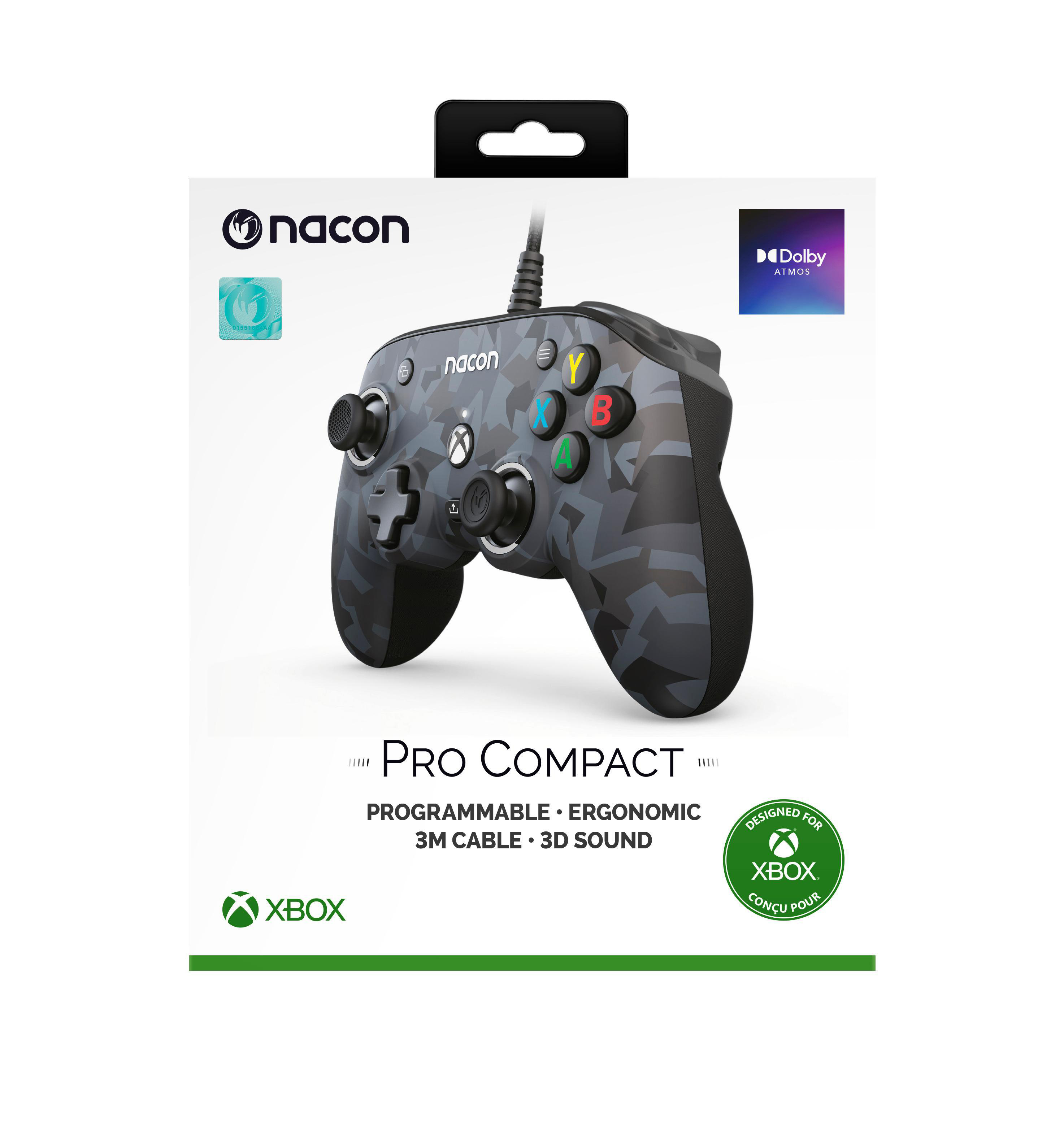 NACON XBOX X, XBOX für Schwarz CON. CAMO Xbox DESIGND Series FOR NACON URBAN Controller Controller S COMPACT PRO Series Xbox