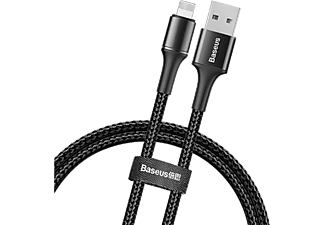 BASEUS Halo İp  İçin 2.4A 1M  USB Data Kablosu Siyah
