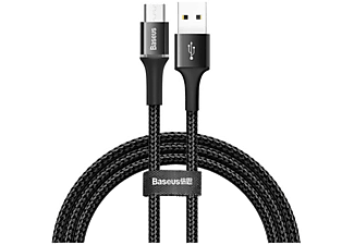 BASEUS Halo Mikro İçin 3A 1M Data Kablosu USB Siyah