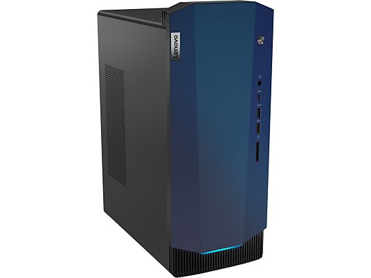 LENOVO-IDEA IdeaCentre Gaming5 14ACN6 - Gaming PC, AMD Ryzen™ 7, 1 TB SSD + 1 TB HDD, 16 GB RAM, NVIDIA GeForce RTX™ 3060 (12 GB, GDDR6), Raven Black