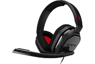 Auriculares gaming - Astro A10, De diadema, Con cable, Micrófono, PC/Mac/PlayStation/XboxOne, Diseño flexible, Gris y Rojo