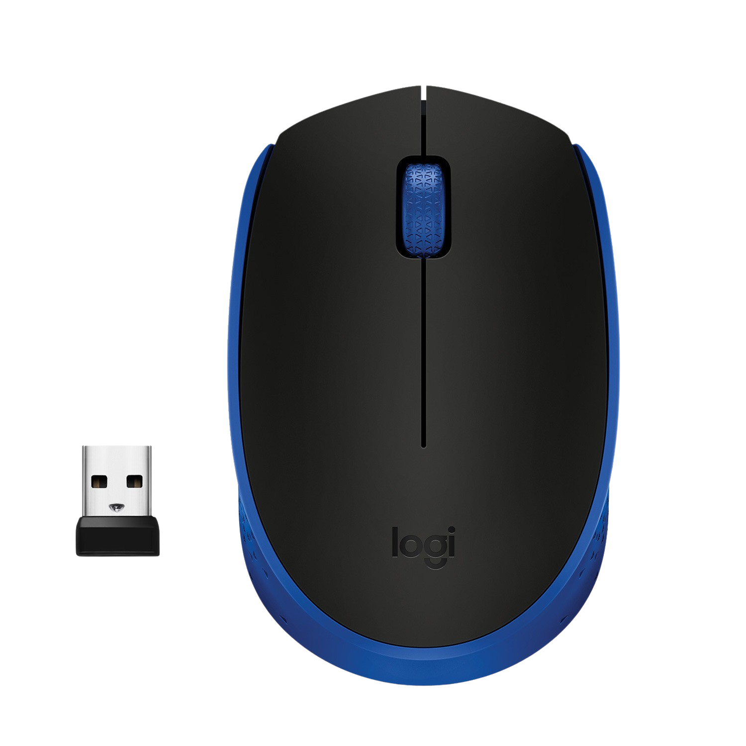 Logitech M171 24 ghz con nano receptor usb seguimiento batería 12 meses ambidiestro pcmacportátil azul inalambrico 1000 ppp tecnología 1000dpi raton 910004640