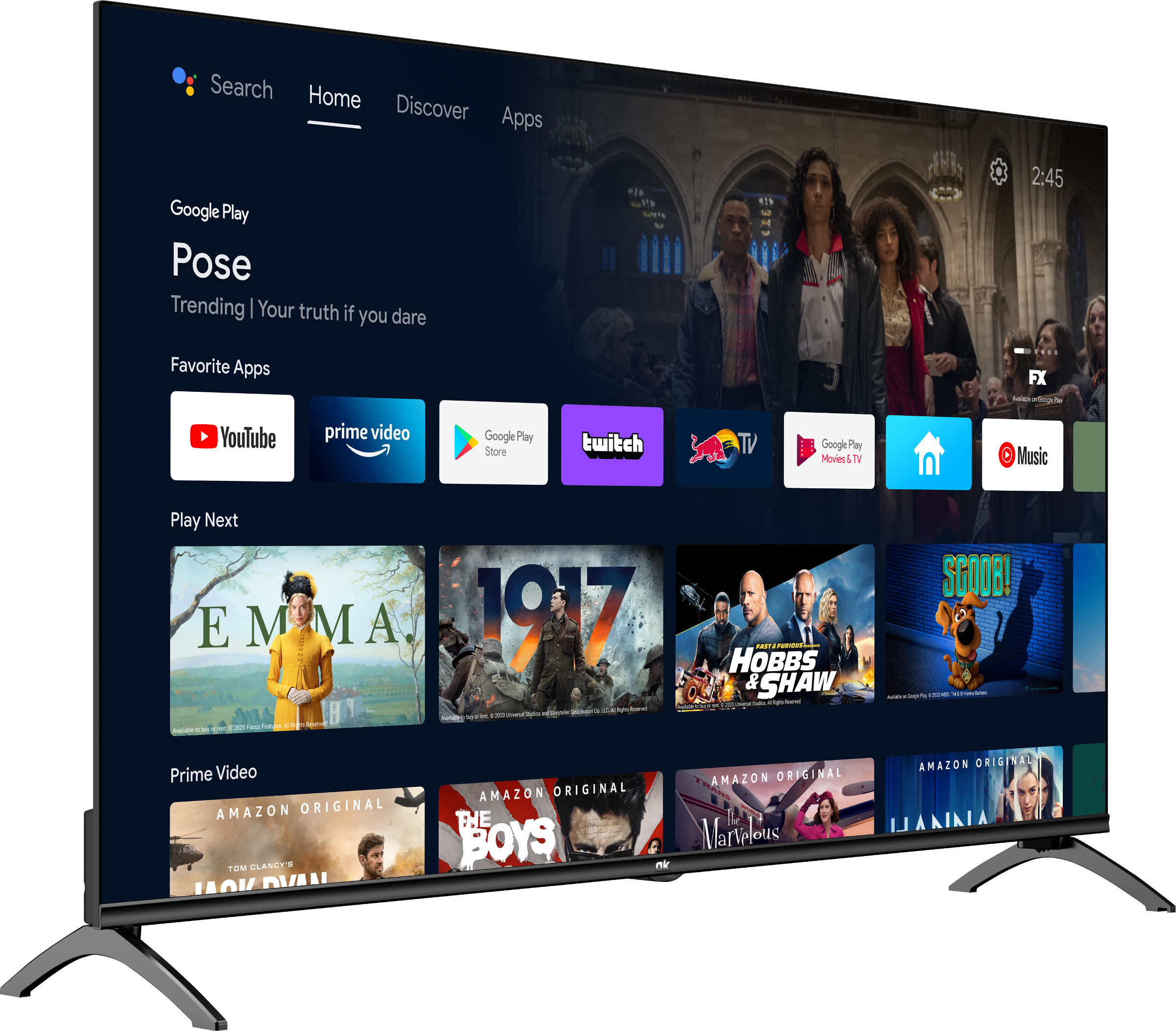 OK ODL 43950UC-TAB - TV (43 ", UHD 4K, LCD)