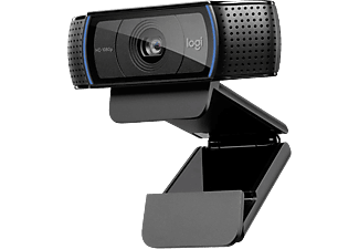 gastos generales auge A tientas Webcam | Logitech C920, Full HD 1080p, Autofocus, Sonido Estéreo,  Corrección de Iluminación HD, Negro