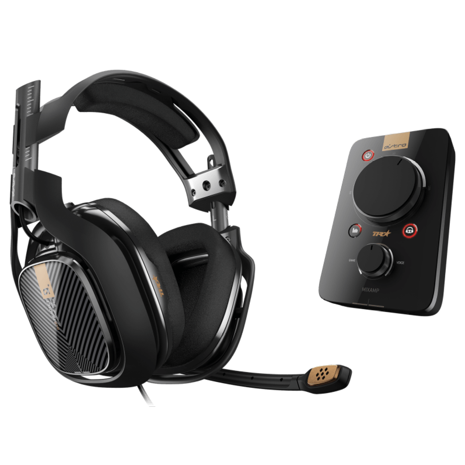 Astro Gaming A40 tr auriculares y mixamp pro 4a gen audio v2 intercambiable control de balance juego voz para xbox series one pc negrorojo xonepc 2019 xb1