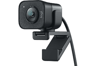 Webcam - Logitech StreamCam, Full HD a 60 fps, Micrófono, Negro